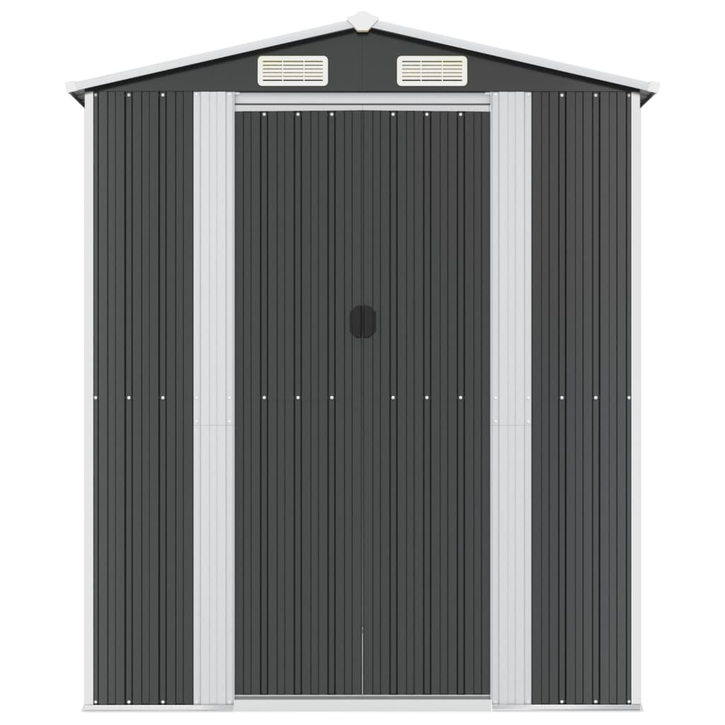 VidaXL Gartenhaus 192x689x223 cm verzinkter Stahl Anthrazit
