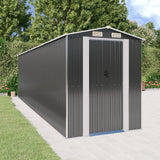 VidaXL Gartenhaus 192x689x223 cm verzinkter Stahl Anthrazit