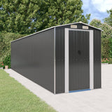VidaXL Gartenhaus 192x772x223 cm verzinkter Stahl Anthrazit