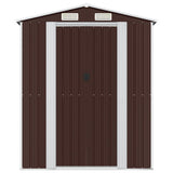 VidaXL Gartenhaus 192x772x223 cm verzinkter Stahl dunkelbraun