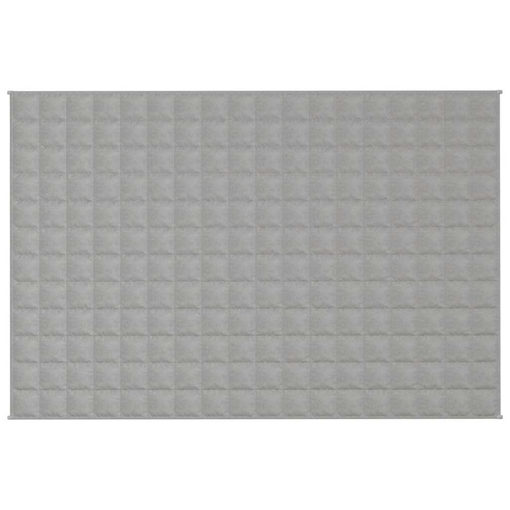 Vidaxx Gewichtsdecke 120x180 cm 9 kg Stoff grau