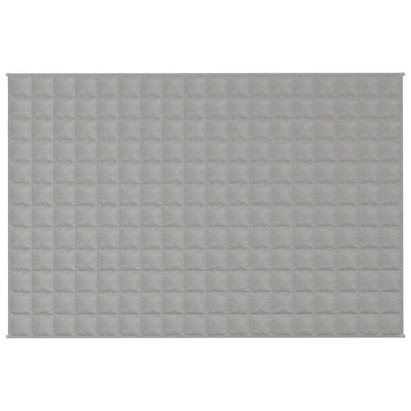Vidaxx Gewichtsdecke 120x180 cm 9 kg Stoff grau