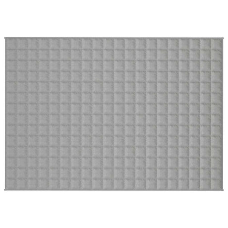 Vidaxx Gewichtsdecke 138x200 cm 6 kg Stoff grau