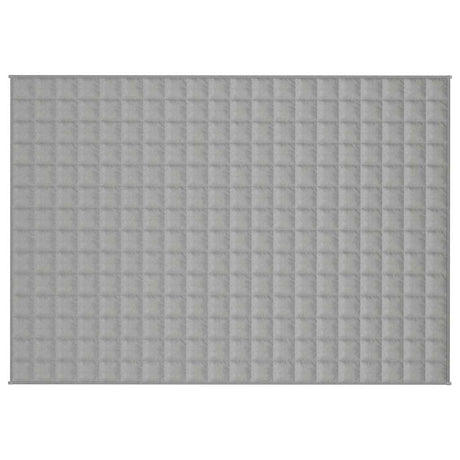 Vidaxx Gewichtsdecke 138x200 cm 10 kg Stoff grau