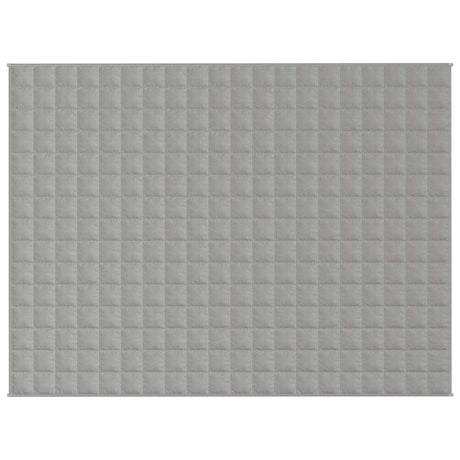 Vidaxx Gewichtsdecke 150x200 cm 7 kg Stoff grau