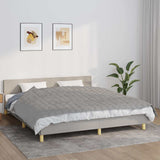 Vidaxx Gewichtsdecke 155x220 cm 7 kg Stoff grau