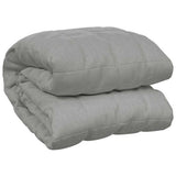 Vidaxx Gewichtsdecke 155x220 cm 11 kg Stoff grau