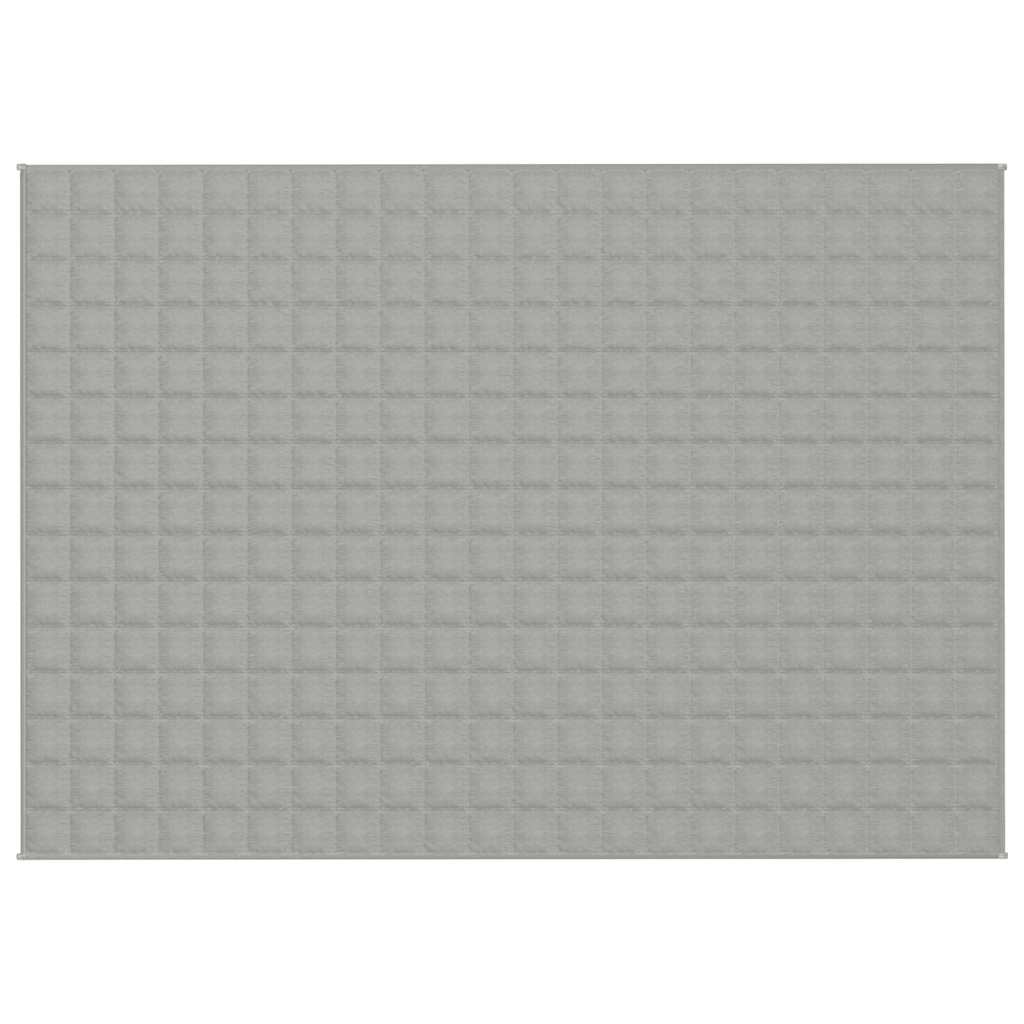 Vidaxx Gewichtsdecke 155x220 cm 11 kg Stoff grau