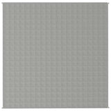 Vidaxx Gewichtsdecke 200x200 cm 9 kg Stoff grau