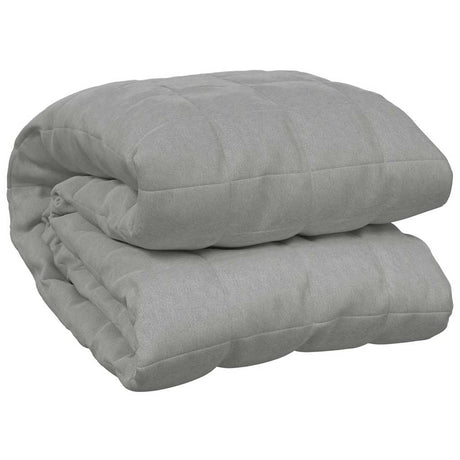 Vidaxx Gewichtsdecke 200x200 cm 13 kg Stoff grau
