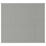 Vidaxx Gewichtsdecke 200x225 cm 9 kg Stoff grau