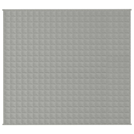 Vidaxx Gewichtsdecke 200x225 cm 9 kg Stoff grau