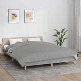 Vidaxx Gewichtsdecke 200x225 cm 9 kg Stoff grau