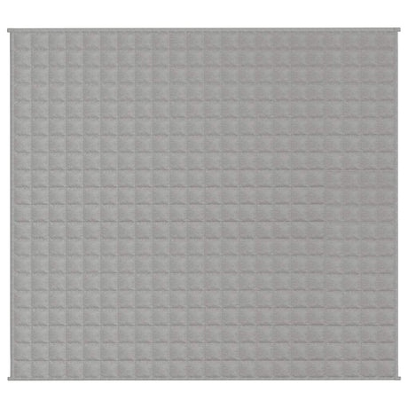Vidaxx Gewichtsdecke 200x225 cm 13 kg Stoff grau