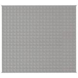 Vidaxx Gewichtsdecke 200x225 cm 13 kg Stoff grau
