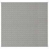 Vidaxx Gewichtsdecke 220x235 cm 11 kg Stoff grau