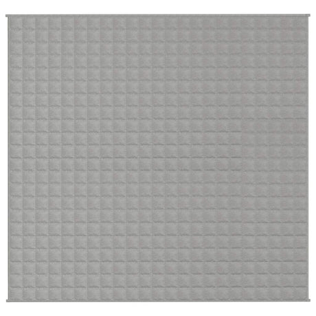 Vidaxx Gewichtsdecke 220x235 cm 11 kg Stoff grau