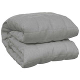Vidaxx Gewichtsdecke 220x260 cm 15 kg Stoff grau