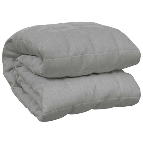 Vidaxx Gewichtsdecke 220x260 cm 15 kg Stoff grau