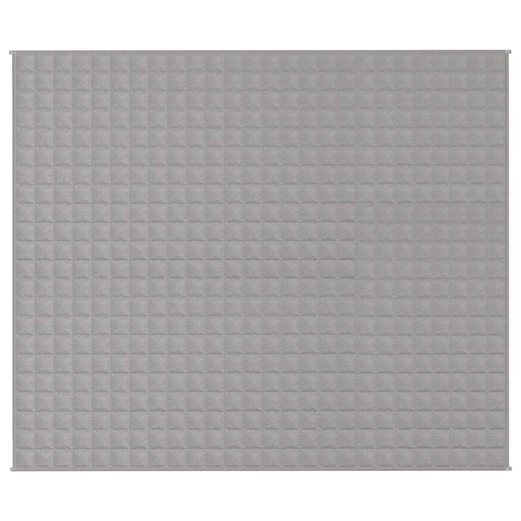 Vidaxx Gewichtsdecke 220x260 cm 15 kg Stoff grau