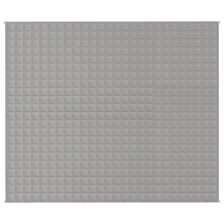 Vidaxx Gewichtsdecke 220x260 cm 15 kg Stoff grau