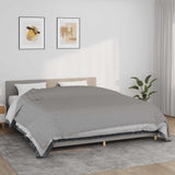 Vidaxx Gewichtsdecke 235x290 cm 11 kg Stoff grau