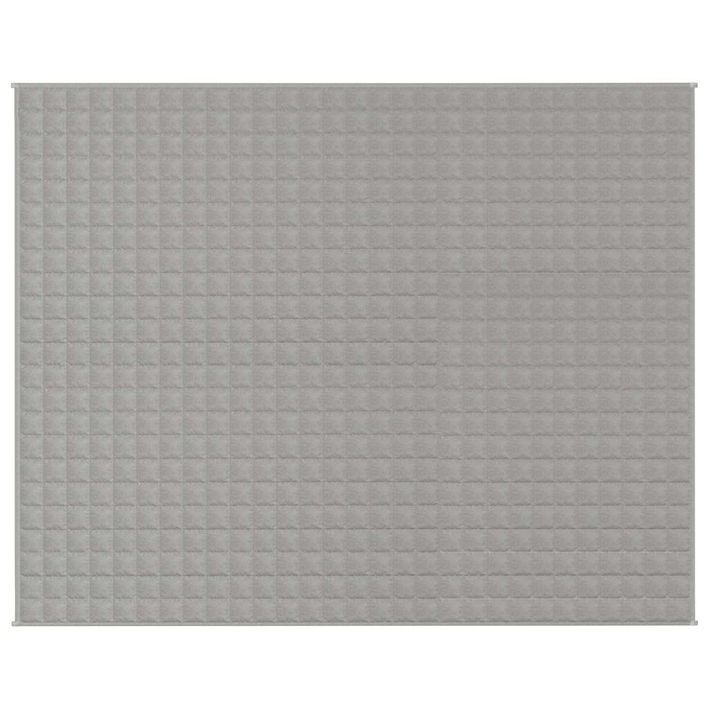 Vidaxx Gewichtsdecke 235x290 cm 15 kg Stoff grau
