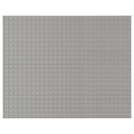 Vidaxx Gewichtsdecke 235x290 cm 15 kg Stoff grau