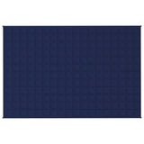 Vidaxx Gewichtsdecke 120x180 cm 5 kg Stoff blau