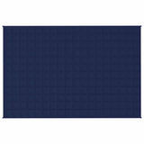 Vidaxx Gewichtsdecke 120x180 cm 9 kg Stoff blau