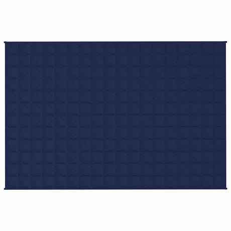 Vidaxx Gewichtsdecke 120x180 cm 9 kg Stoff blau