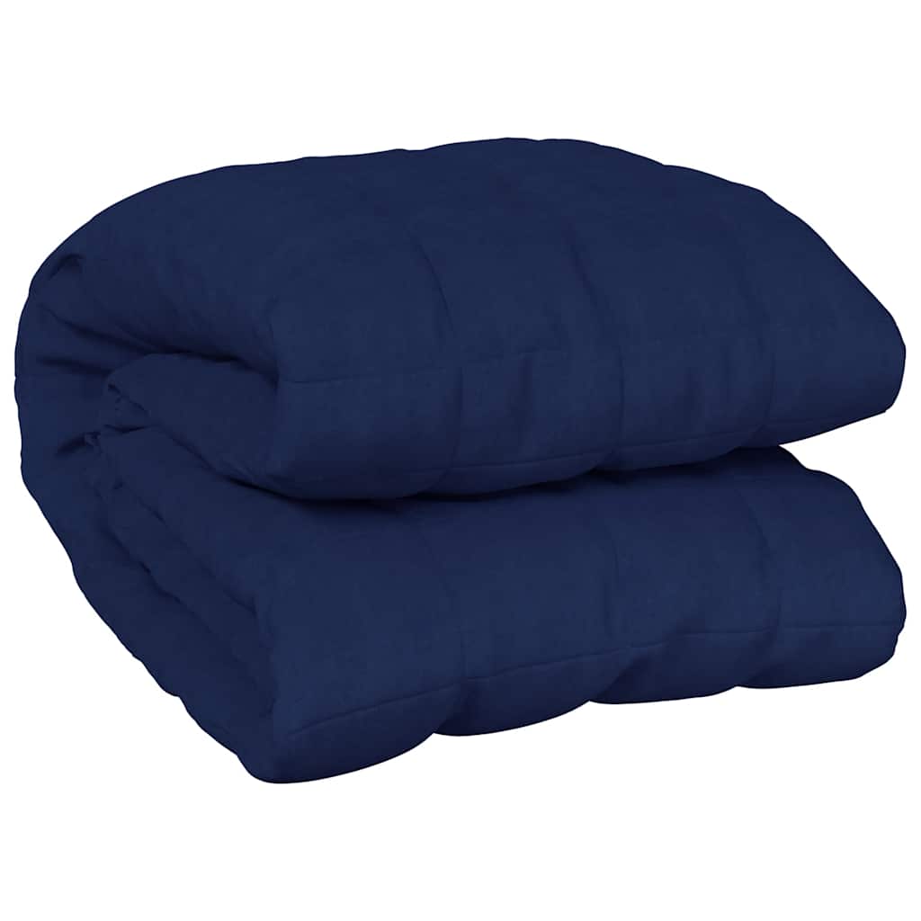 Vidaxx Gewichtsdecke 138x200 cm 6 kg Stoff blau