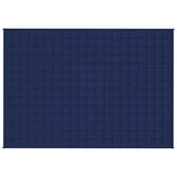 Vidaxx Gewichtsdecke 138x200 cm 10 kg Stoff blau