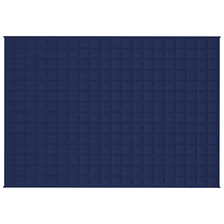 Vidaxx Gewichtsdecke 138x200 cm 10 kg Stoff blau