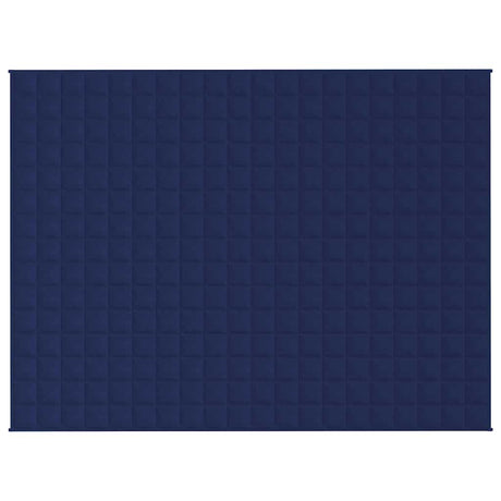 Vidaxx Gewichtsdecke 150x200 cm 7 kg Stoff blau