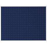 Vidaxx Gewichtsdecke 150x200 cm 11 kg Stoff blau