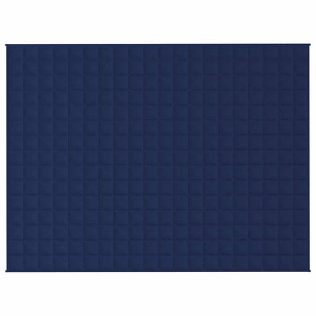 Vidaxx Gewichtsdecke 150x200 cm 11 kg Stoff blau