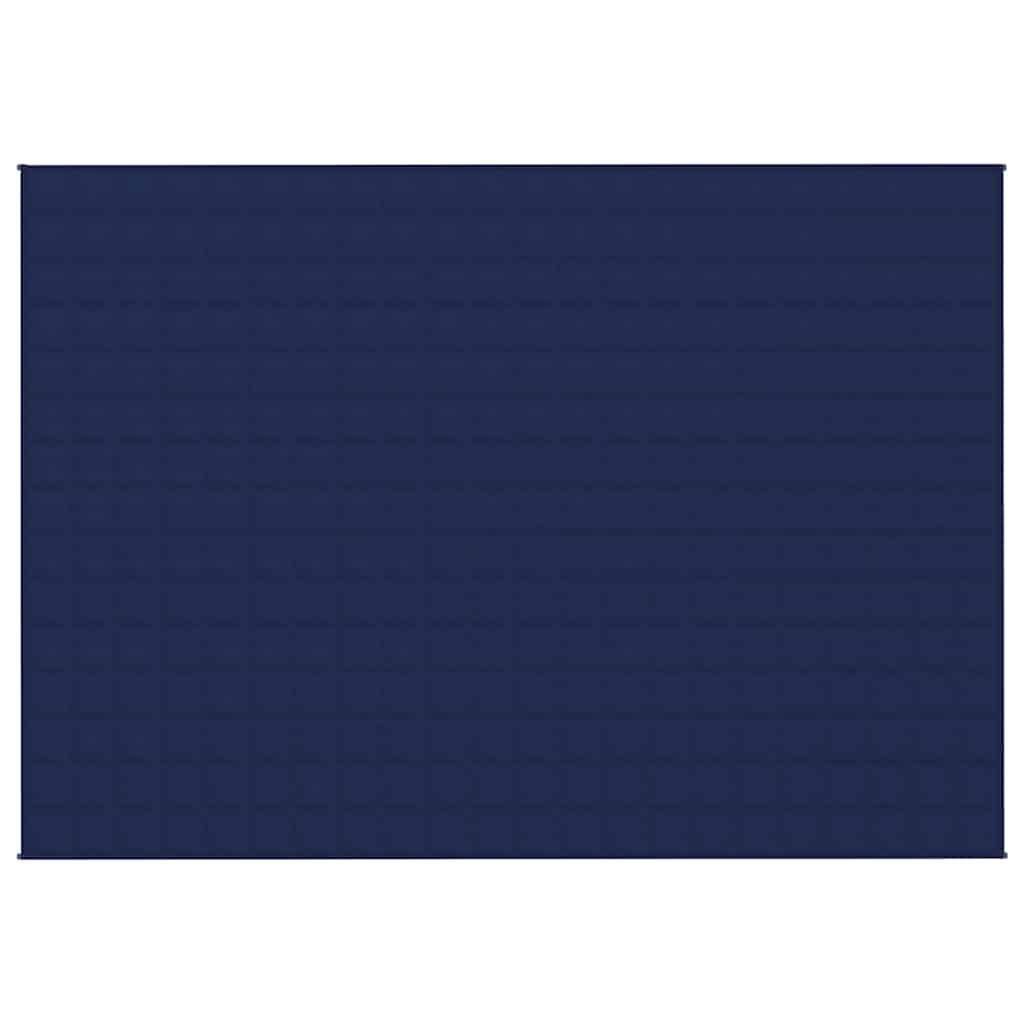 Vidaxx Gewichtsdecke 155x220 cm 7 kg Stoff blau