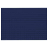 Vidaxx Gewichtsdecke 155x220 cm 7 kg Stoff blau