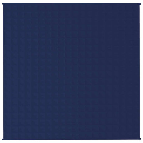 Vidaxx Gewichtsdecke 200x200 cm 9 kg Stoff blau