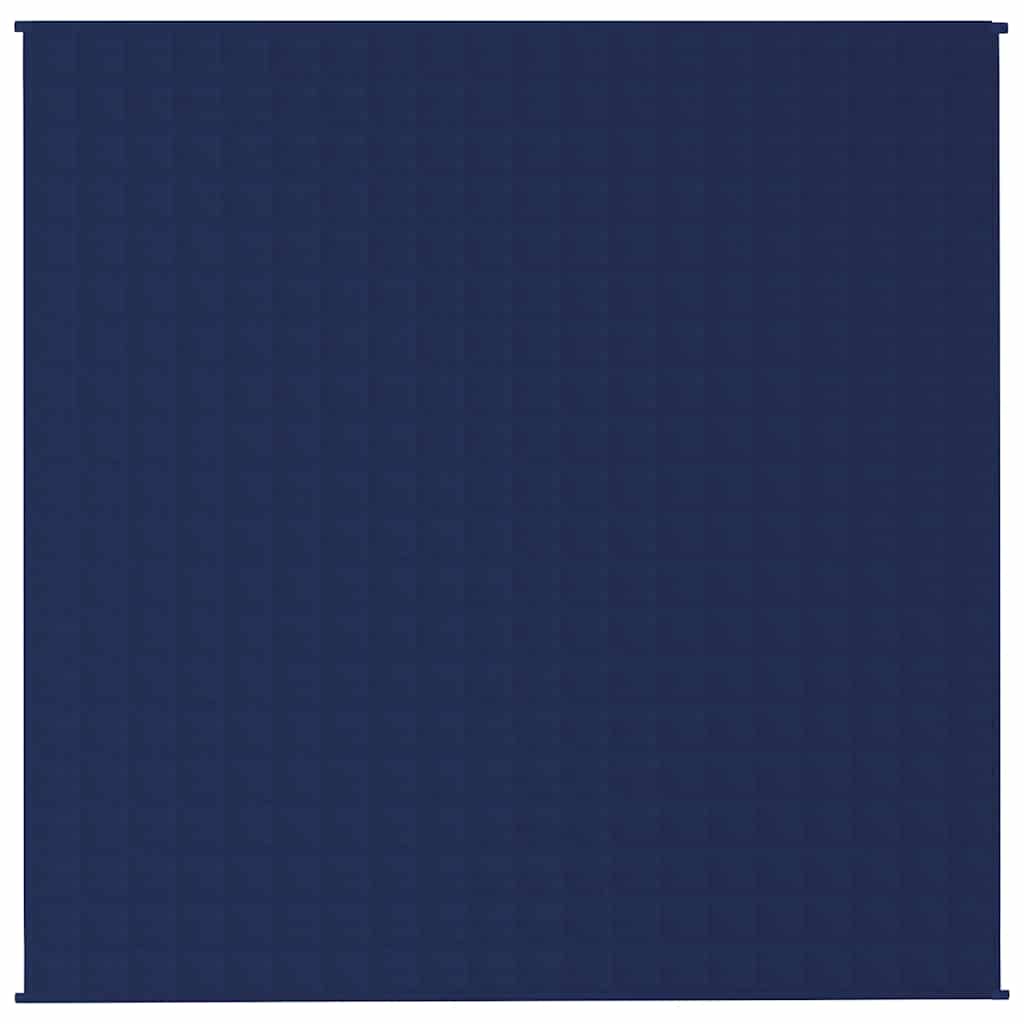 Vidaxx Gewichtsdecke 200x200 cm 13 kg Stoff blau