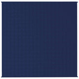 Vidaxx Gewichtsdecke 200x200 cm 13 kg Stoff blau