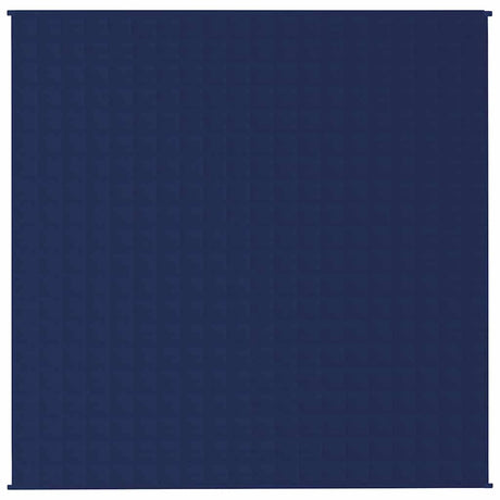 Vidaxx Gewichtsdecke 200x200 cm 13 kg Stoff blau