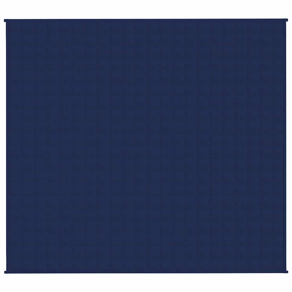 Vidaxx Gewichtsdecke 200x225 cm 9 kg Stoff blau