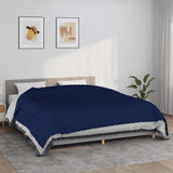 Vidaxx Gewichtsdecke 220x260 cm 11 kg Stoff blau