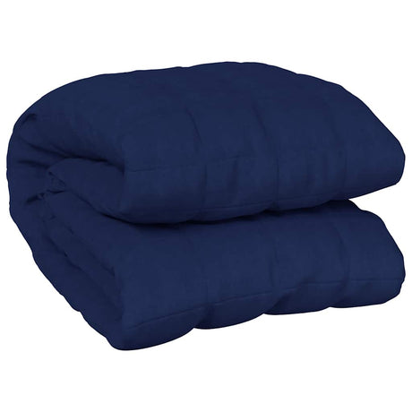 Vidaxx Gewichtsdecke 235x290 cm 15 kg Stoff blau
