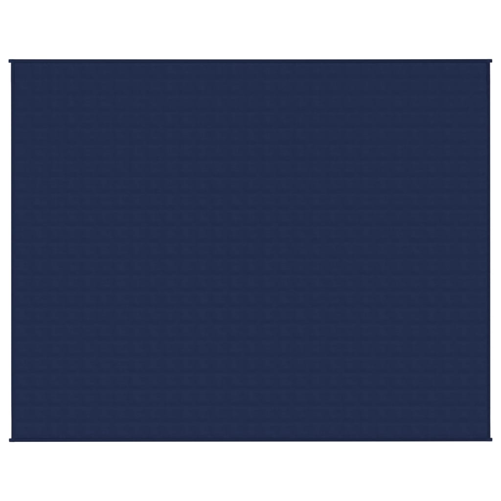 Vidaxx Gewichtsdecke 235x290 cm 15 kg Stoff blau