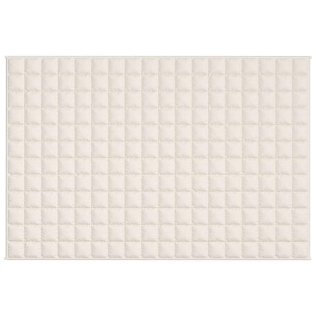 Vidaxx Gewichtsdecke 120x180 cm 9 kg Stoff hellcreme