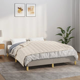 Vidaxx Gewichtsdecke 138x200 cm 6 kg Stoff hellcreme