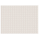 Vidaxx Gewichtsdecke 150x200 cm 7 kg Stoff hellcreme